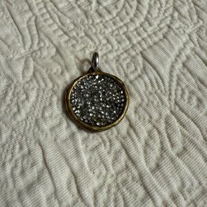 Waxing Poetic Krystal Halo pendant